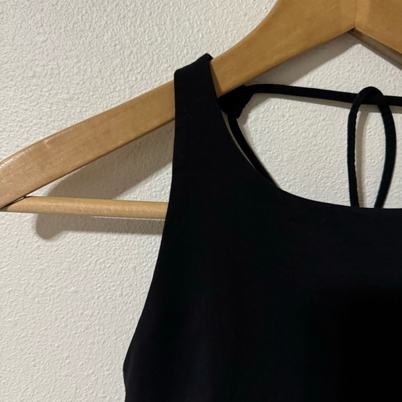 Lululemon Trinity Bra Black Strappy Workout Gym-6 - Picture 4 of 6